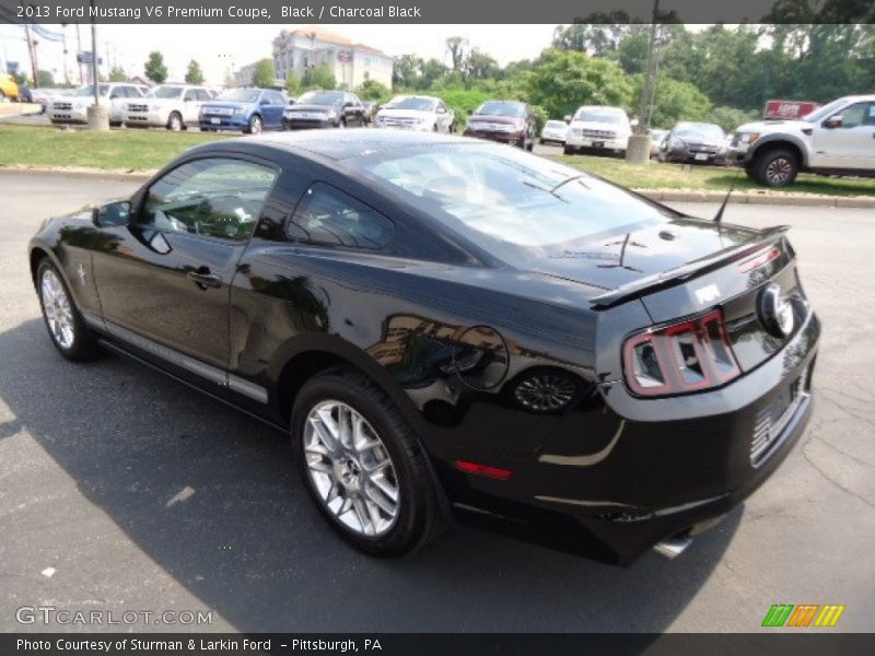 Black / Charcoal Black 2013 Ford Mustang V6 Premium Coupe