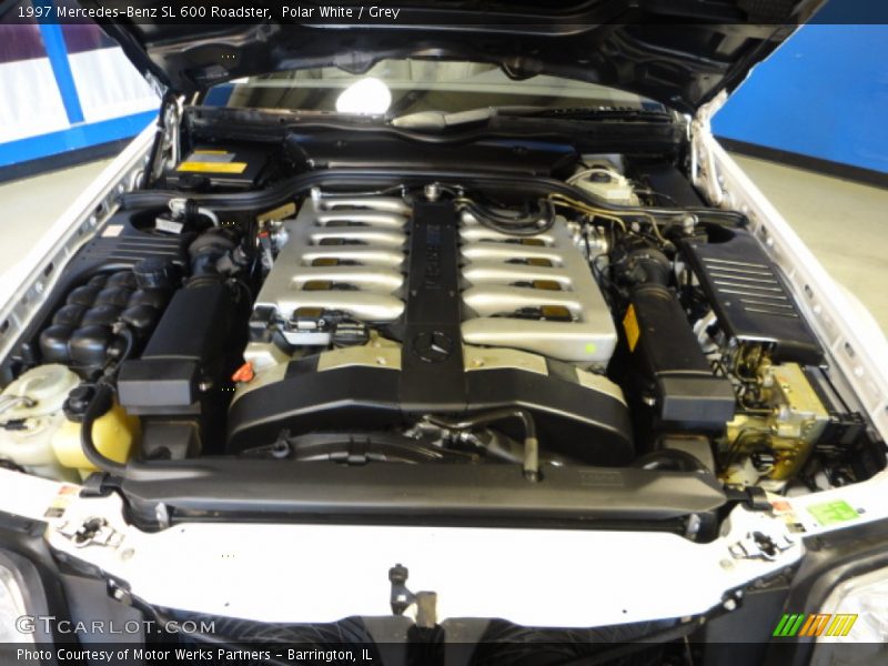  1997 SL 600 Roadster Engine - 6.0 Liter DOHC 48-Valve V12