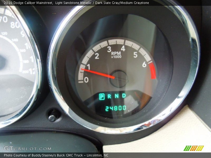 Light Sandstone Metallic / Dark Slate Gray/Medium Graystone 2010 Dodge Caliber Mainstreet