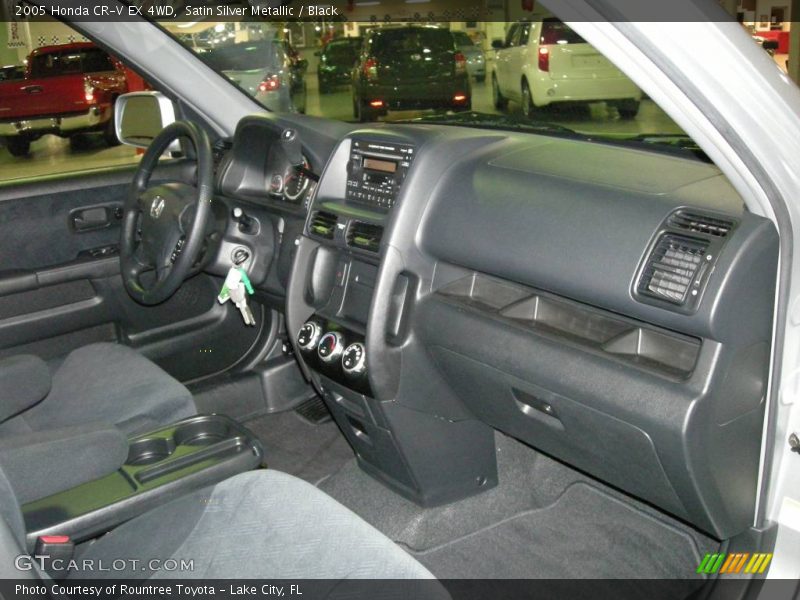 Satin Silver Metallic / Black 2005 Honda CR-V EX 4WD