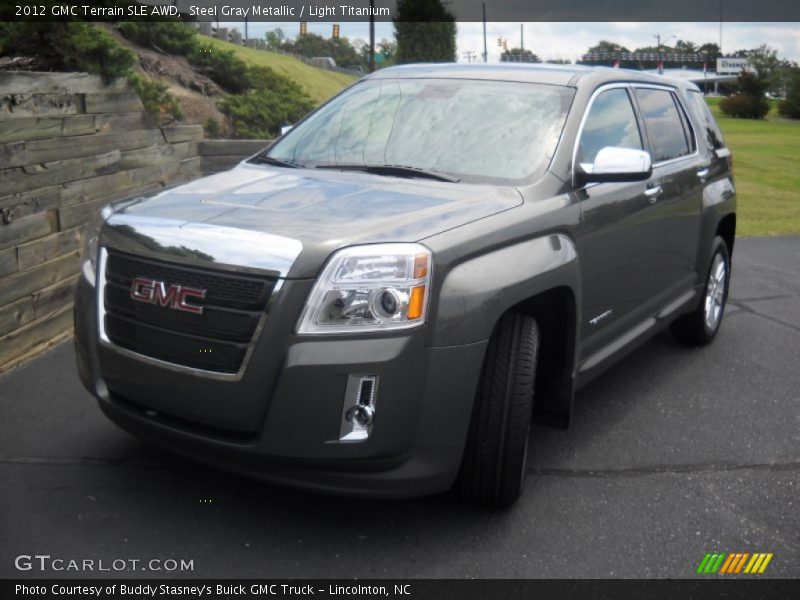 Steel Gray Metallic / Light Titanium 2012 GMC Terrain SLE AWD