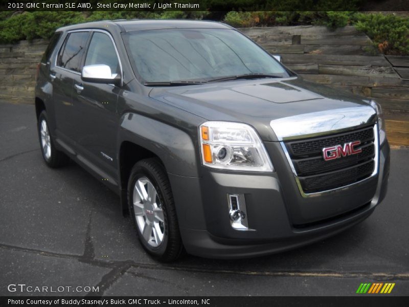 Steel Gray Metallic / Light Titanium 2012 GMC Terrain SLE AWD
