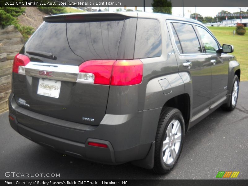 Steel Gray Metallic / Light Titanium 2012 GMC Terrain SLE AWD