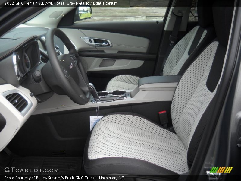 Steel Gray Metallic / Light Titanium 2012 GMC Terrain SLE AWD