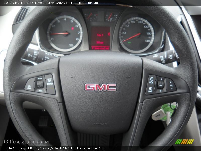 Steel Gray Metallic / Light Titanium 2012 GMC Terrain SLE AWD