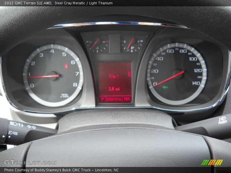 Steel Gray Metallic / Light Titanium 2012 GMC Terrain SLE AWD