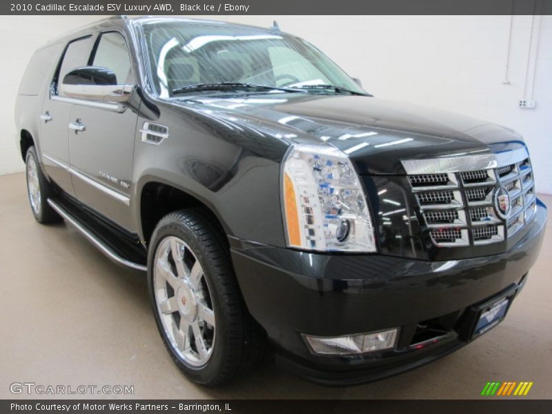 Front 3/4 View of 2010 Escalade ESV Luxury AWD