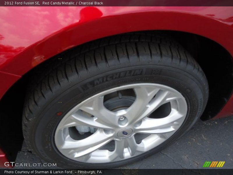 Red Candy Metallic / Charcoal Black 2012 Ford Fusion SE