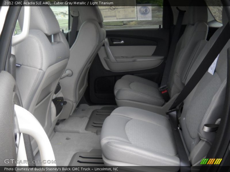 Cyber Gray Metallic / Light Titanium 2012 GMC Acadia SLE AWD
