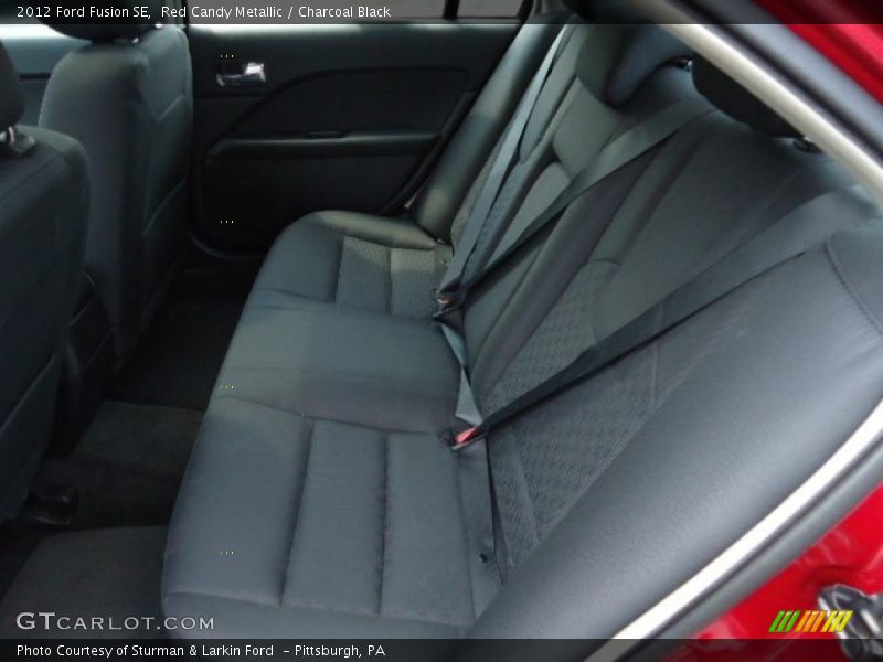 Red Candy Metallic / Charcoal Black 2012 Ford Fusion SE