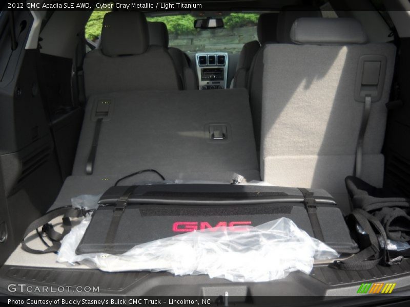 Cyber Gray Metallic / Light Titanium 2012 GMC Acadia SLE AWD