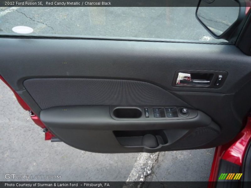 Red Candy Metallic / Charcoal Black 2012 Ford Fusion SE