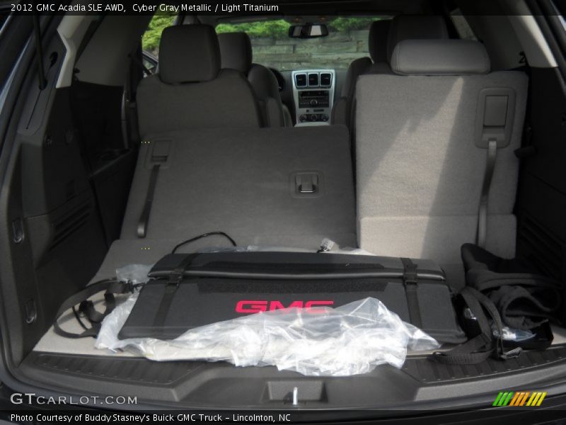 Cyber Gray Metallic / Light Titanium 2012 GMC Acadia SLE AWD