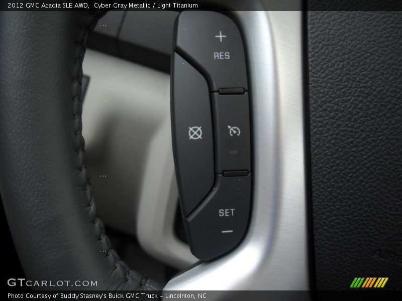 Cyber Gray Metallic / Light Titanium 2012 GMC Acadia SLE AWD