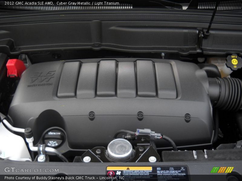 Cyber Gray Metallic / Light Titanium 2012 GMC Acadia SLE AWD