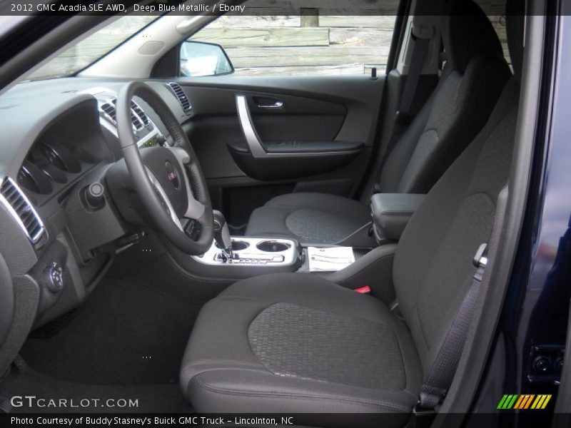 Deep Blue Metallic / Ebony 2012 GMC Acadia SLE AWD