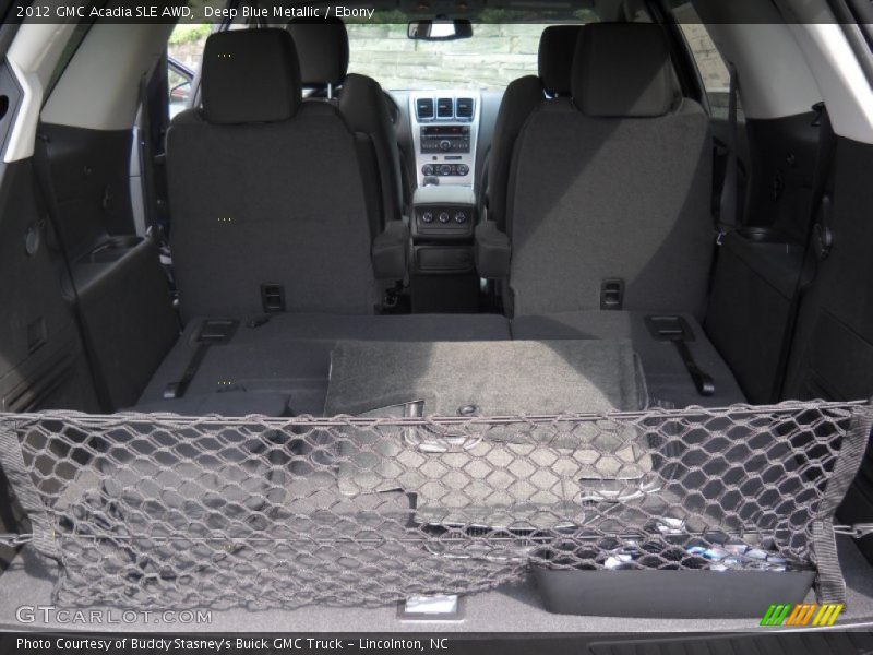 Deep Blue Metallic / Ebony 2012 GMC Acadia SLE AWD