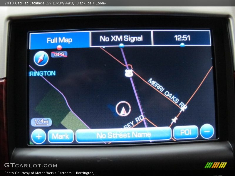 Navigation of 2010 Escalade ESV Luxury AWD