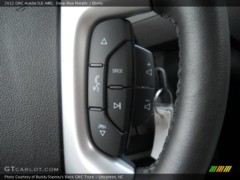 Deep Blue Metallic / Ebony 2012 GMC Acadia SLE AWD