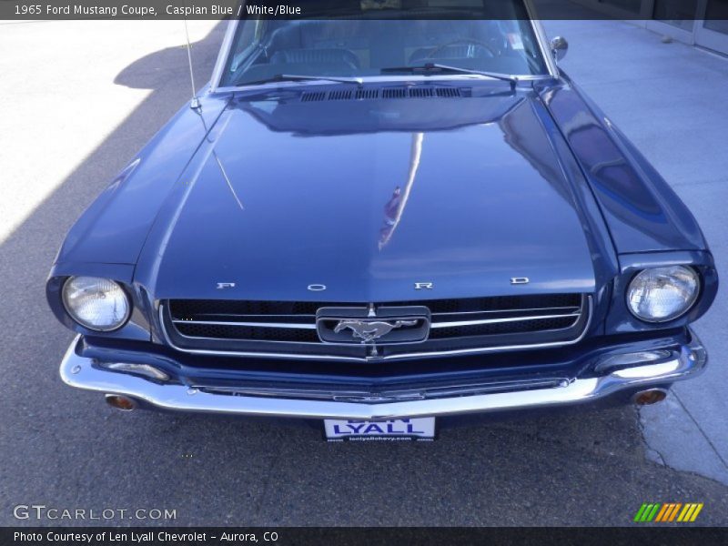 Caspian Blue / White/Blue 1965 Ford Mustang Coupe
