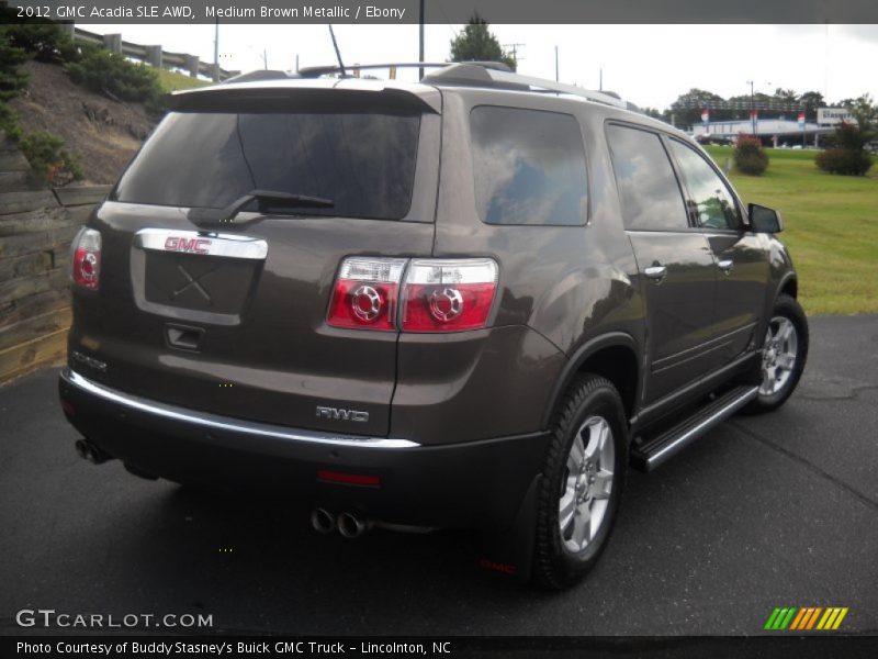Medium Brown Metallic / Ebony 2012 GMC Acadia SLE AWD
