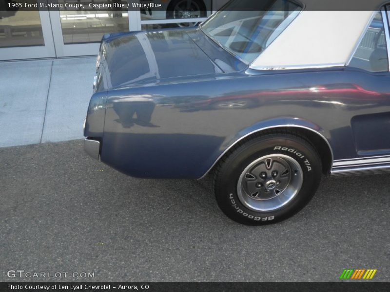 Caspian Blue / White/Blue 1965 Ford Mustang Coupe