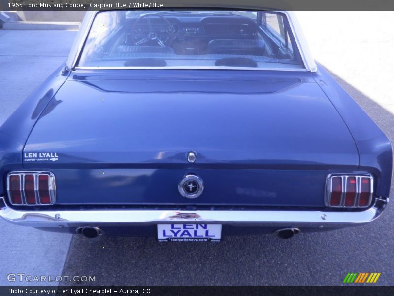 Caspian Blue / White/Blue 1965 Ford Mustang Coupe