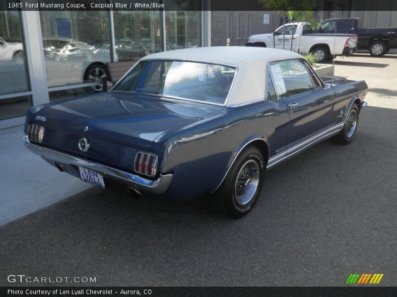 Caspian Blue / White/Blue 1965 Ford Mustang Coupe