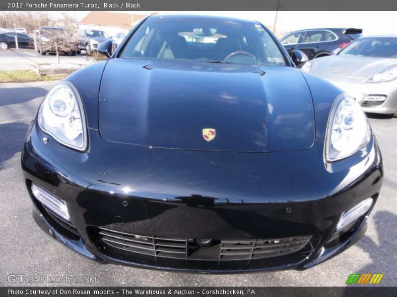 Black / Black 2012 Porsche Panamera Turbo