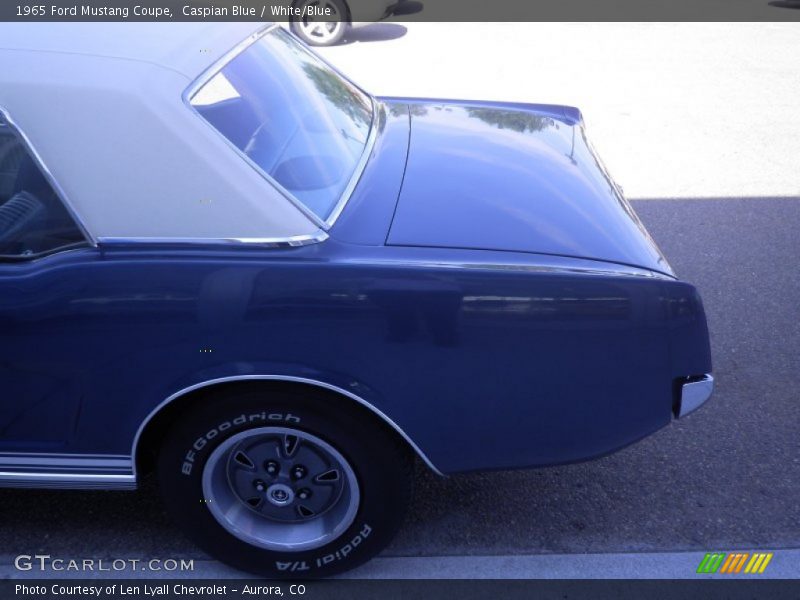 Caspian Blue / White/Blue 1965 Ford Mustang Coupe