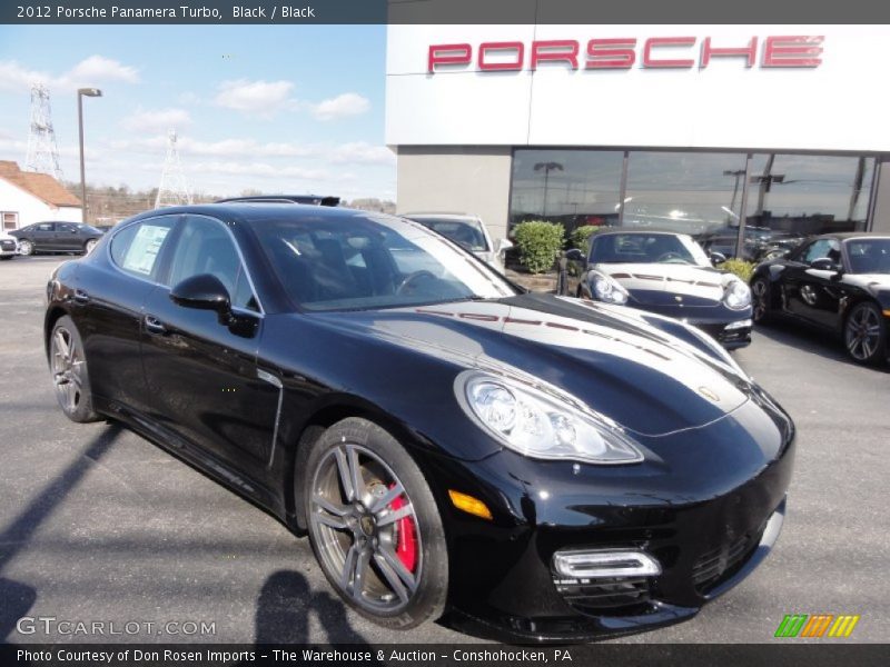 Front 3/4 View of 2012 Panamera Turbo