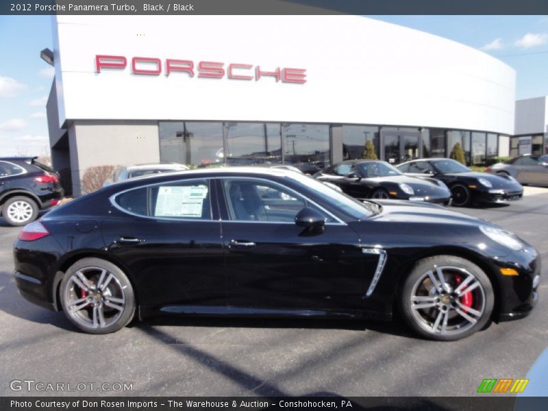 Black / Black 2012 Porsche Panamera Turbo