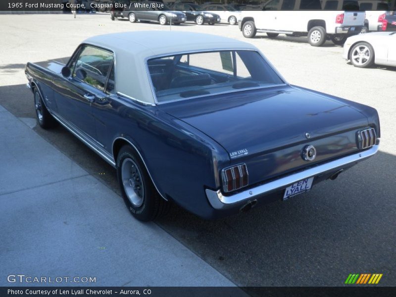 Caspian Blue / White/Blue 1965 Ford Mustang Coupe