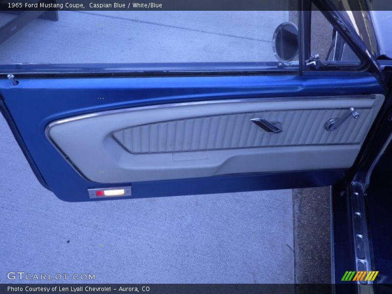 Caspian Blue / White/Blue 1965 Ford Mustang Coupe