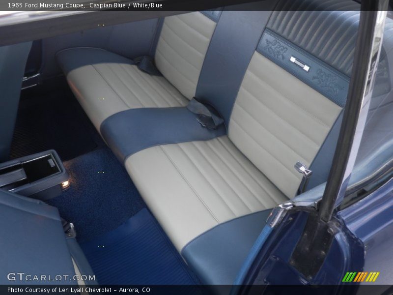 Caspian Blue / White/Blue 1965 Ford Mustang Coupe
