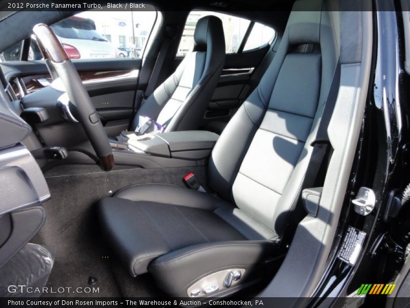  2012 Panamera Turbo Black Interior