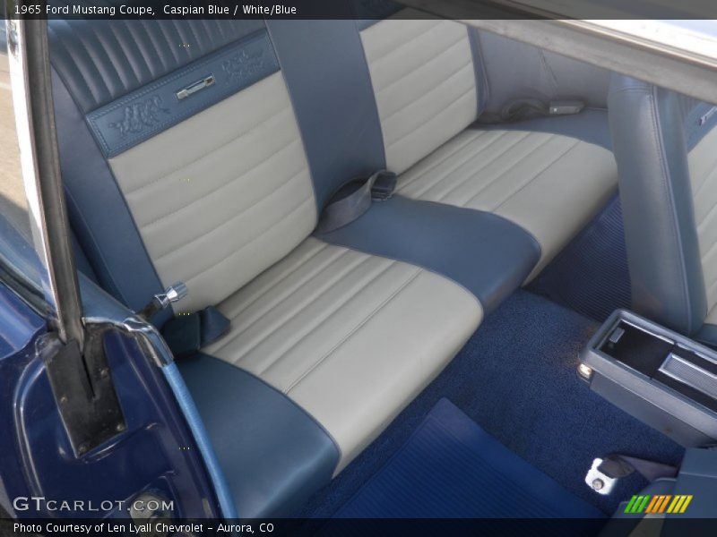 Caspian Blue / White/Blue 1965 Ford Mustang Coupe