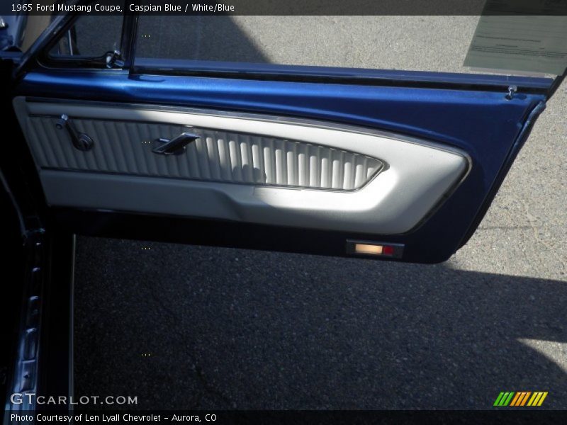 Caspian Blue / White/Blue 1965 Ford Mustang Coupe