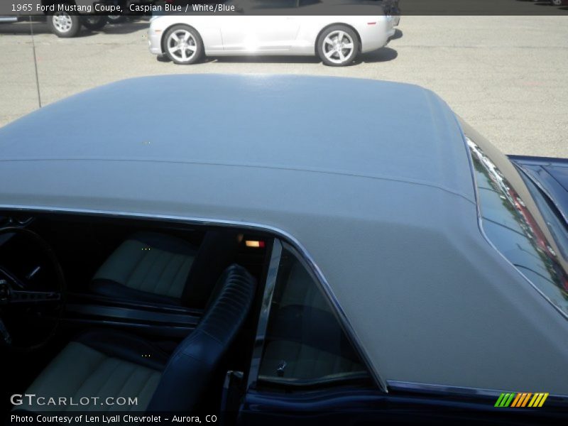 Caspian Blue / White/Blue 1965 Ford Mustang Coupe