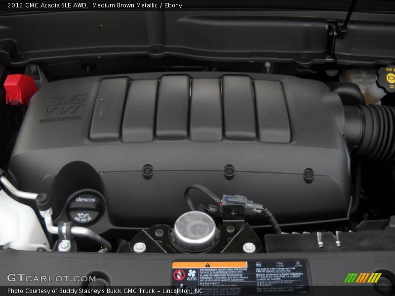Medium Brown Metallic / Ebony 2012 GMC Acadia SLE AWD