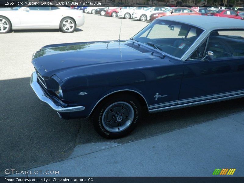 Caspian Blue / White/Blue 1965 Ford Mustang Coupe