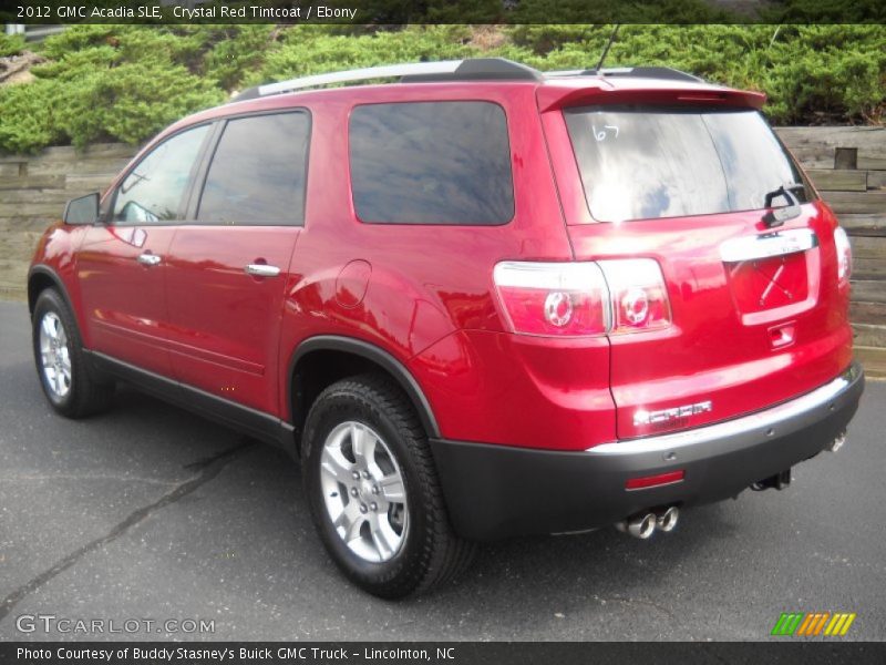 Crystal Red Tintcoat / Ebony 2012 GMC Acadia SLE