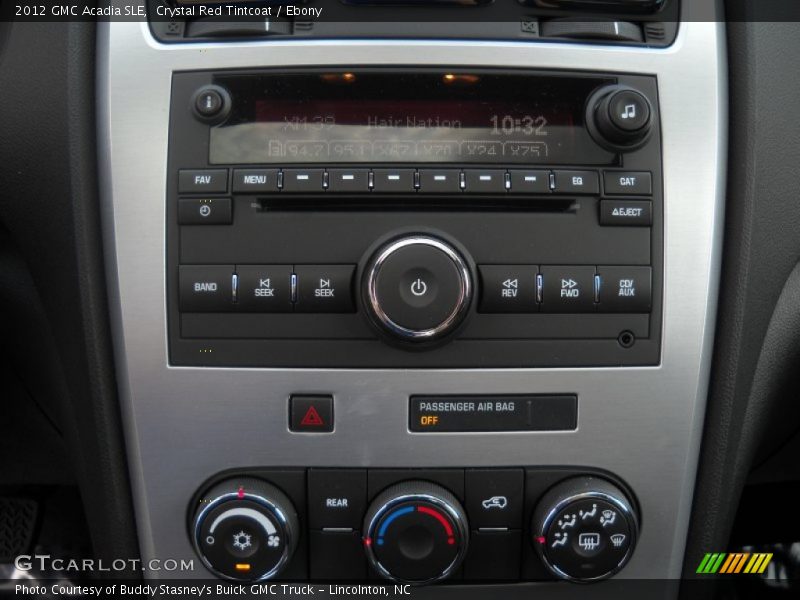 Crystal Red Tintcoat / Ebony 2012 GMC Acadia SLE