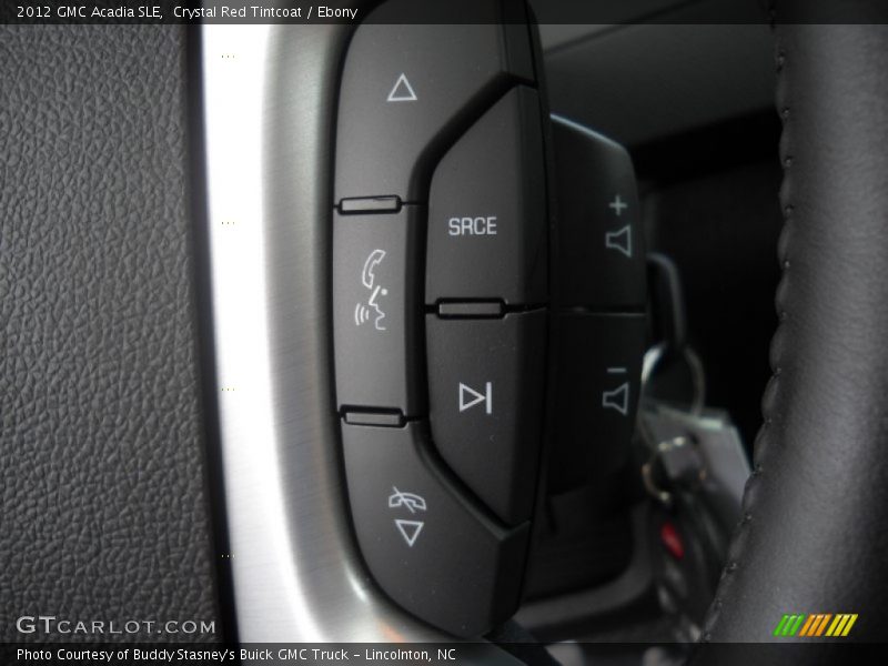 Crystal Red Tintcoat / Ebony 2012 GMC Acadia SLE