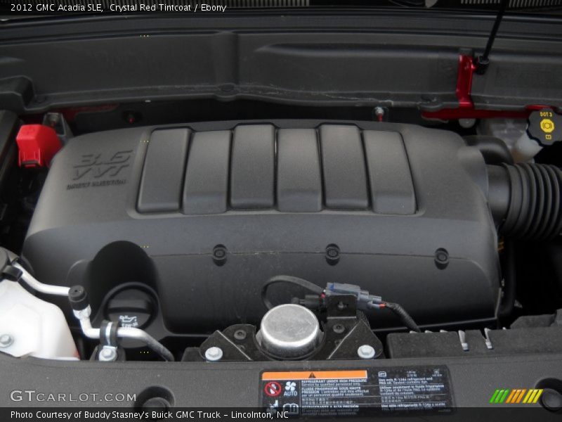 Crystal Red Tintcoat / Ebony 2012 GMC Acadia SLE