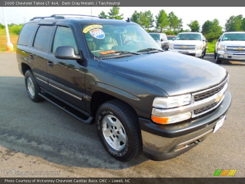 Dark Gray Metallic / Tan/Neutral 2006 Chevrolet Tahoe LT 4x4
