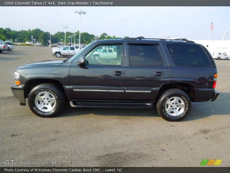 Dark Gray Metallic / Tan/Neutral 2006 Chevrolet Tahoe LT 4x4