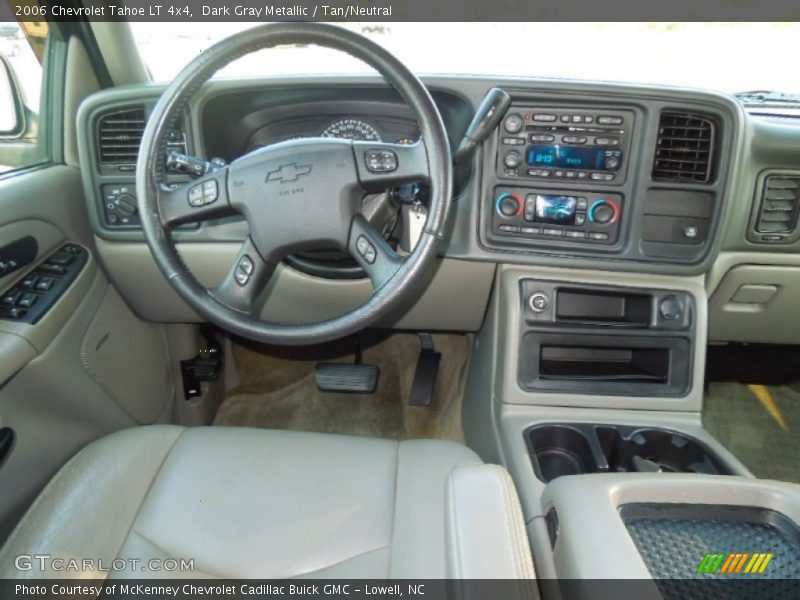 Dark Gray Metallic / Tan/Neutral 2006 Chevrolet Tahoe LT 4x4