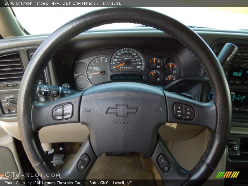 Dark Gray Metallic / Tan/Neutral 2006 Chevrolet Tahoe LT 4x4