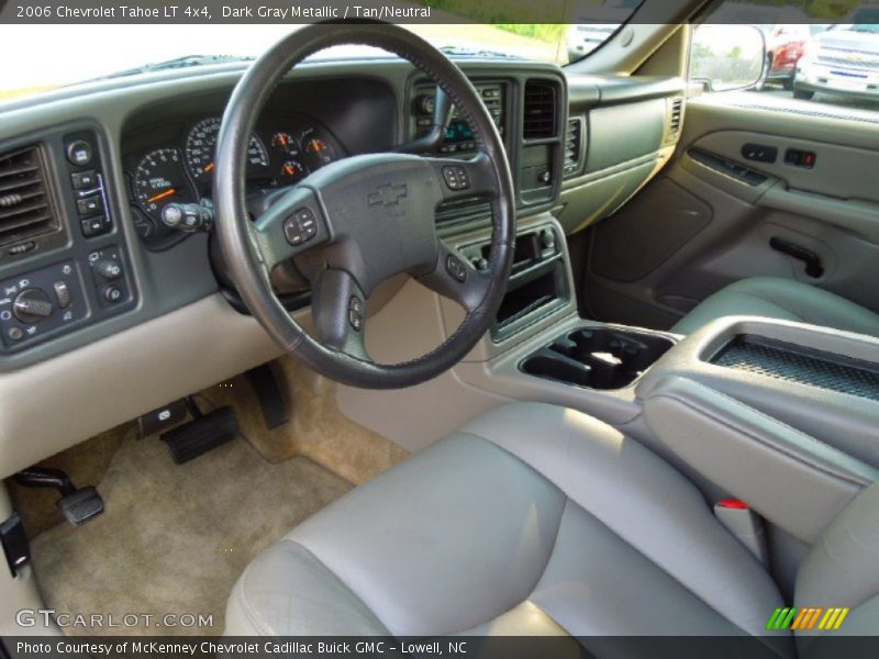 Dark Gray Metallic / Tan/Neutral 2006 Chevrolet Tahoe LT 4x4